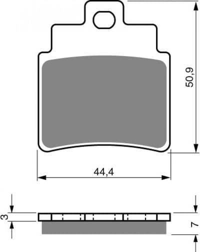 goudren remblok voor arctic cat 250 dvx quad 2006 tot 2008 ar nieuw