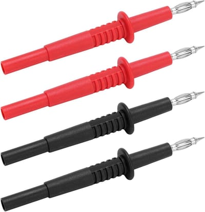Testsonde Set - Meetpennen - Elektronica Testen - Isolatie Bescherming - 1000V 32A - Rood Zwart