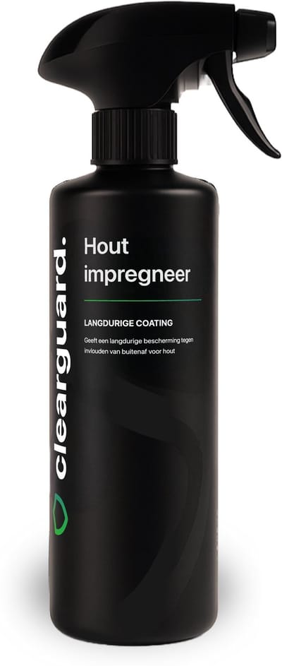Hout impregneermiddel - Clearguard - Nano Coating Hout - Waterafstotend maken - Anti vergrijzing en mos - 500ml