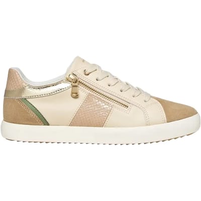 GEOX BLOMIEE DAMES Sneakers - BEIGE/MELKWIT - Maat 39