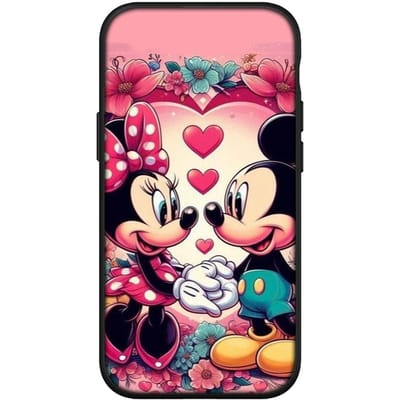 Cover voor iPhone 16 15 14 Xiaomi Redmi Note 13 12 11 Pro Max X 10 8 9 XR Samsung Galaxy S24 S23 OPPO Huawei Mickey Pink Minnie schattige muis telefoonhoesje for iPhone 14 ceilkleur