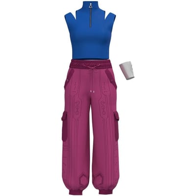 Zombies 4 Victor Nova Costume Cosplay Manteau Gilet Addison Costume Adultes Filles Vampires L'Aube Tenues Halloween Carnaval Fête Costume 130 pink
