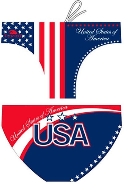 Turbo Usa 2012 Italy Zwemslip Rood,Blauw 3XL Man