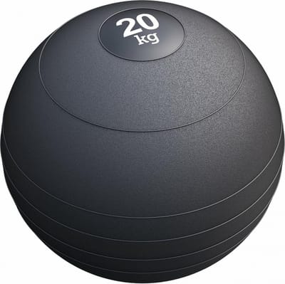 Gorilla Sports Slam Ball - 20 kg - Slijtvast - Zwart