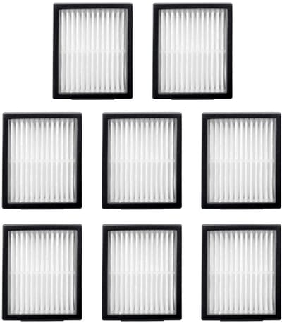 Dailygoods- HEPA-filter 8x - Stofzuigerfilter - Geschikt voor iRobot Roomba i7/i7 Plus/E5/E6/E7 - Efficiënte filterprestatie - Vermindert stof/pollen - 30 dagen tevredenheidsgarantie