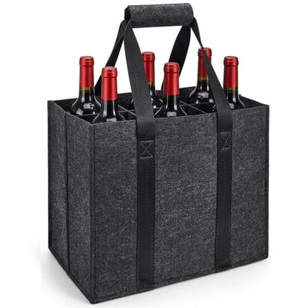 Opvouwbaar drager voor 6 flessen by Dailygoods