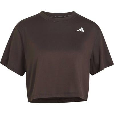 Adidas We Min Tee Tops & T-shirts Dames - Shirt - Bruin - Maat S