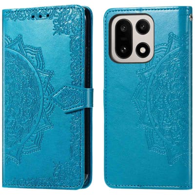 imoshion Hoesje - Geschikt voor OnePlus 15 - Mandala Bookcase - Turquoise
