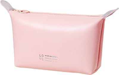 Toilettas - Draagbare reismake-up organizertas - PU leer - Waterdichte - Cosmetische organisator - Dames toilettas reis cosmetische tas - PU reistoilettas met ritssluiting - Schoonheid Toilettas - Roze