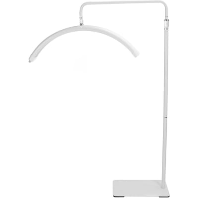 Lumière LED pour Salon de Beauté 28 Pouces en Forme de Demi-Lune Lumière d'Appoint Température de Couleur et Luminosité Réglables US PLUG white