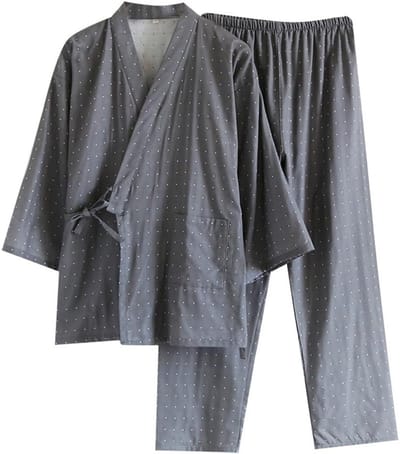 Mannen Yukata Katoenen Kimono in Japanse Stijl