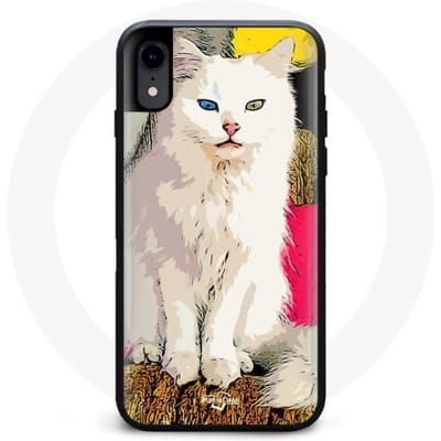 Coque Souple - Truc De Van - Iphone X - Noir - Motif Chat - Protection Chocs