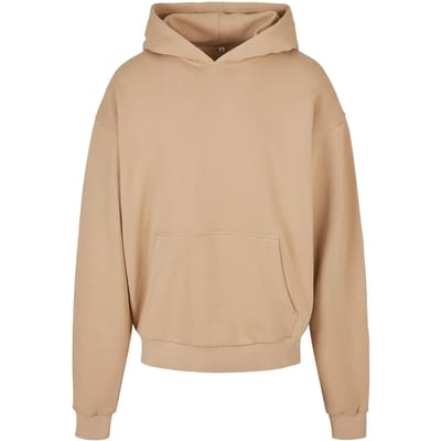 Build Your Brand - Ultra Heavy Cotton Box Hoodie - U. Beige maat S