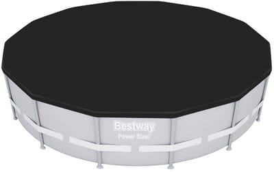 Bestway Afdekzeil rond ø457 cm - 58038 - Zwembad Afdekzeil - Zwembadhoes - Afdekzeil Rond - Zwembad Bescherming - Zwembad Waterkwaliteit