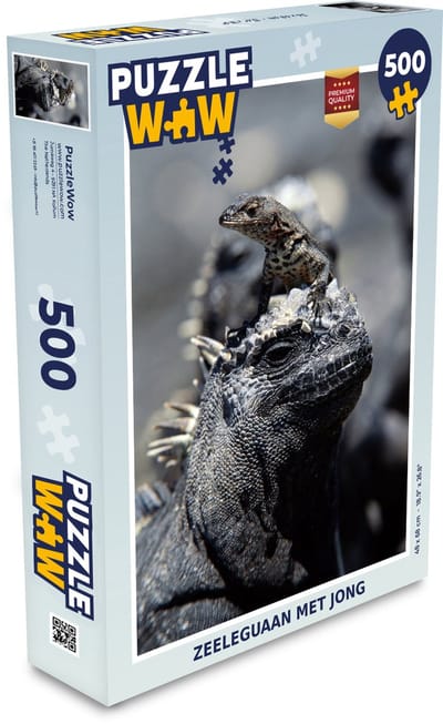 Puzzel Leguaan - Dieren - Familie - Legpuzzel - Puzzel 500 stukjes