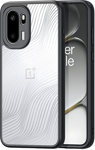 Dux Ducis Hoesje - Geschikt voor OnePlus 15R Hoesje - Dux Ducis Aimo Series - Transparant TPU Back Cover - Zwart