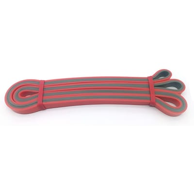 Tweekleurige Weerstandsbanden Pull-Up Hulplintlus Voor Pull-Ups Stretchen Oefening Unisex Rubber Fitness Sportschool Oefening GY Red 12-30Lbs gray
