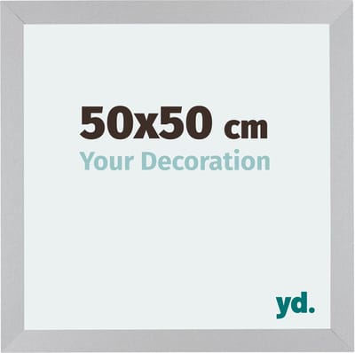 Your Decoration - Fotolijst 50x50 cm - MDF - Zilver Mat - Mura