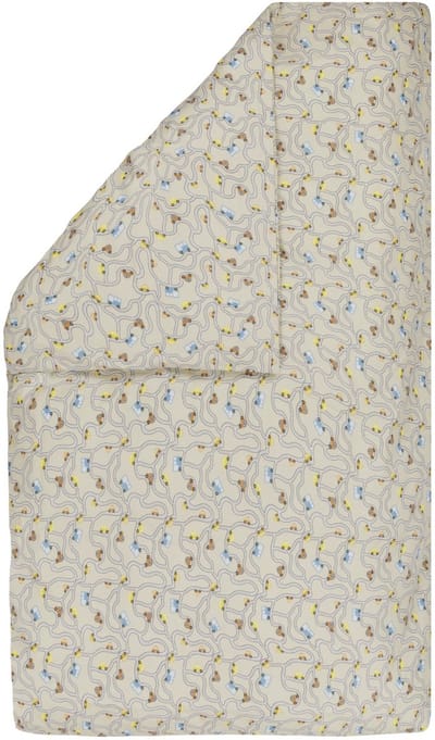 BINK Bedding Dekbedovertrek Traffic Beige Ledikant 100 x 135 cm (zonder sloop)