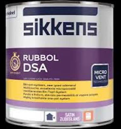 Sikkens Rubbol Dsa - 1 l - 11-14 m²/l - Wit - Lak - Afwerkingslaag