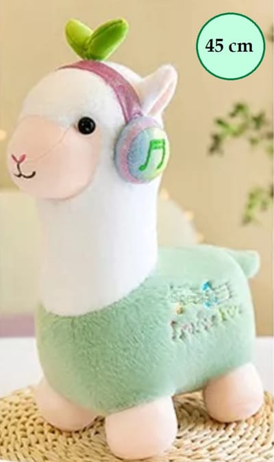 Alpaca knuffel - 45 cm - Groen - Pluche - Lama knuffel - 45cm Alpaca