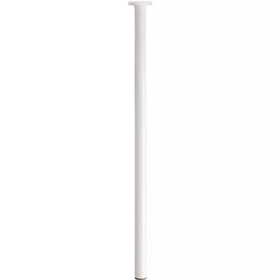 Duraline Meubelpoot Rond Staal 3x70cm Wit