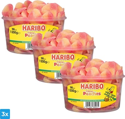 Haribo Perziken (3x 150 stuks)