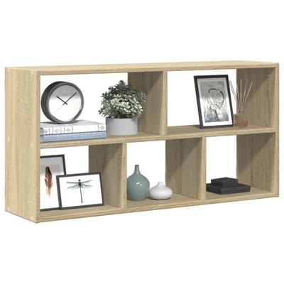 vidaXL - Wandschap - 100x25x50 - cm - bewerkt - hout - sonoma - eikenkleurig