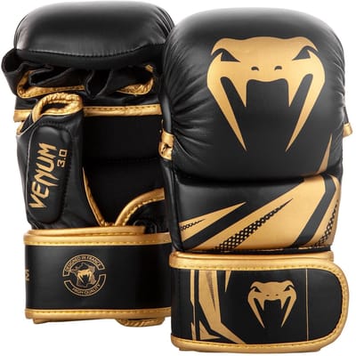Venum Challenger 3.0 MMA Sparring Handschoenen Zwart Goud - L/XL