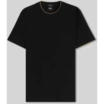 Slim Fit t-shirt van zuivere katoen model 'Tessler 195'