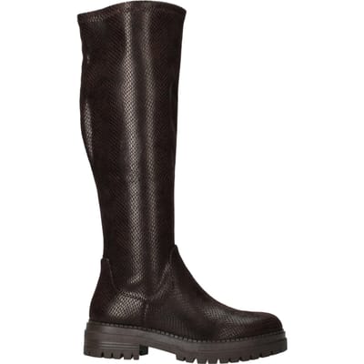 POSH by Poelman Lange laarzen - Dames - Bruin - Maat:37
