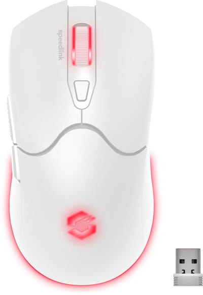Speed-Link Speedlink - VELOX Rechargeable RGB Wireless Gaming - Gaming muis - Optisch - Wit