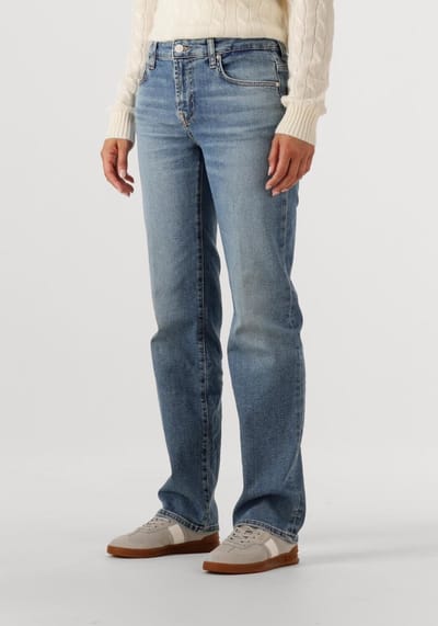 7 For All Mankind Calie Straight Fancy Jeans Dames - Broek - Blauw - Maat 26