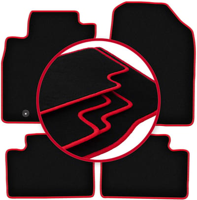 CARLUX-RED automatten voor: Hyundai i30 III fastback, hatchback, stationwagen (2016-)