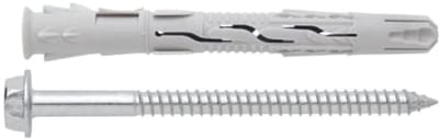 Universele hoogpresterende nylon pluggen - zeskantige kop (8 x 80 mm)