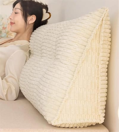 Wigkussen - Leeskussen Bed - Rugondersteuning - Met Handige Vakjes - Queensize 150cm - Wit