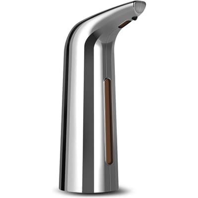 Automatische zeepdispenser van 400 ml Infrarood Handvrije zeepdispenser zilver