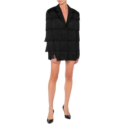 Moschino Archive Capsule Crepe Jacket Black Size: 40 | Light Jackets Outlet | Dames | Zwart