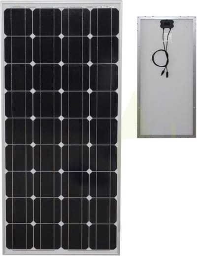 170W Zonnepaneel - mono kristallijne celtechnologie - 12V - daglichtpaneel - Voor camper, boot, caravan, accu, etc