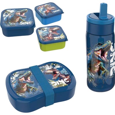 Lunch Buddies lunchset; lunchbox, snackbox en drinkfles