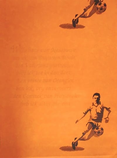 Dutch Wallcoverings Oranje behang Wilhelmus