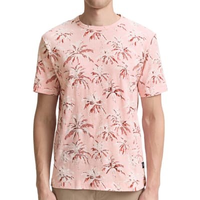 Tom Tailor - T-shirt - Heren - XL - Rose - Katoen - 1046764