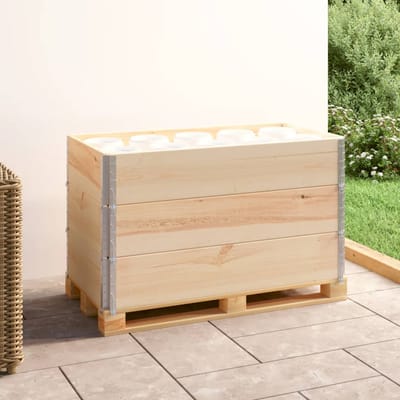 vidaXL - Palletopzetranden - 3 - st - 50x100 - cm - massief - grenenhout