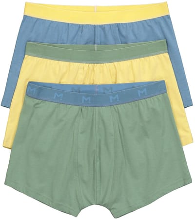 Men Plus - Heren - Heupbroek FLEXLASTIC® set van 3 OEKO-TEX onderbroek tot 8XL - Nachtblauw - Maat 5XL