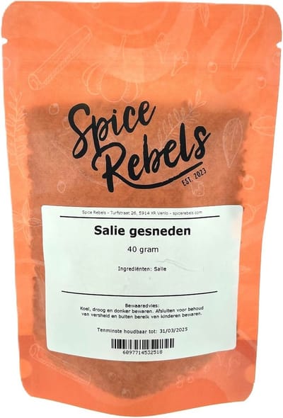 Spice Rebels - Salie gesneden - zak 45 gram