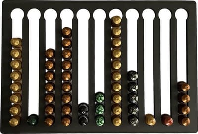 Nespresso capsulehouder XXL - Cuphouder voor Nespresso cups - 110 Capsules - Zwart - Kerst cadeau - Nespresso capsulehouder - Cuphouder voor Nespresso cups - Capsulehouders - Capsule houder - Capsulehouder nespresso - Cuphouder - Vaderdag cadeau