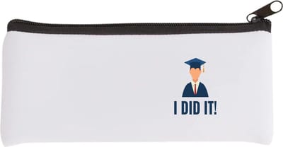 Akyol - i did it! Etui - Geslaagd - iemand die is geslaagd - gelukt - gefeliciteerd - examen - school - diploma gehaald - cadeau - kado - geschenk - gift - 20 bij 9 cm