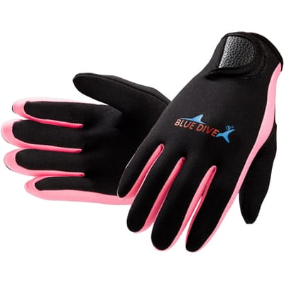 Surfhandschoenen Dun 1,5 mm Slijtvast Zwemmen, Snorkelen, Raften, Pulp Board Handschoenen Om Warm te Blijven, Watervervoer S
