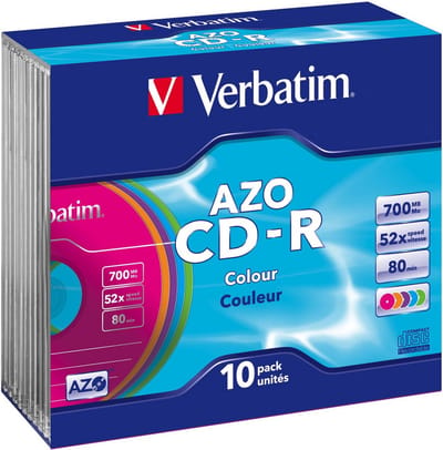 80 Minuten Onbewerkte CD-R Schijven voor Muziek en Data
