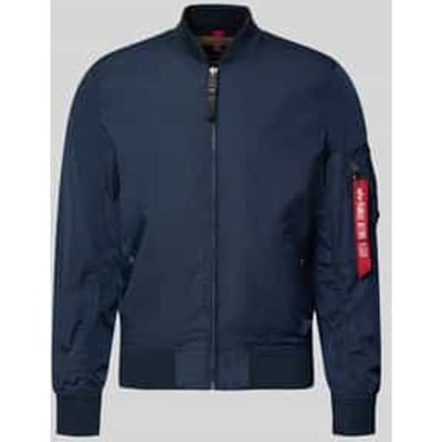 regular fit jack met opstaande kraag